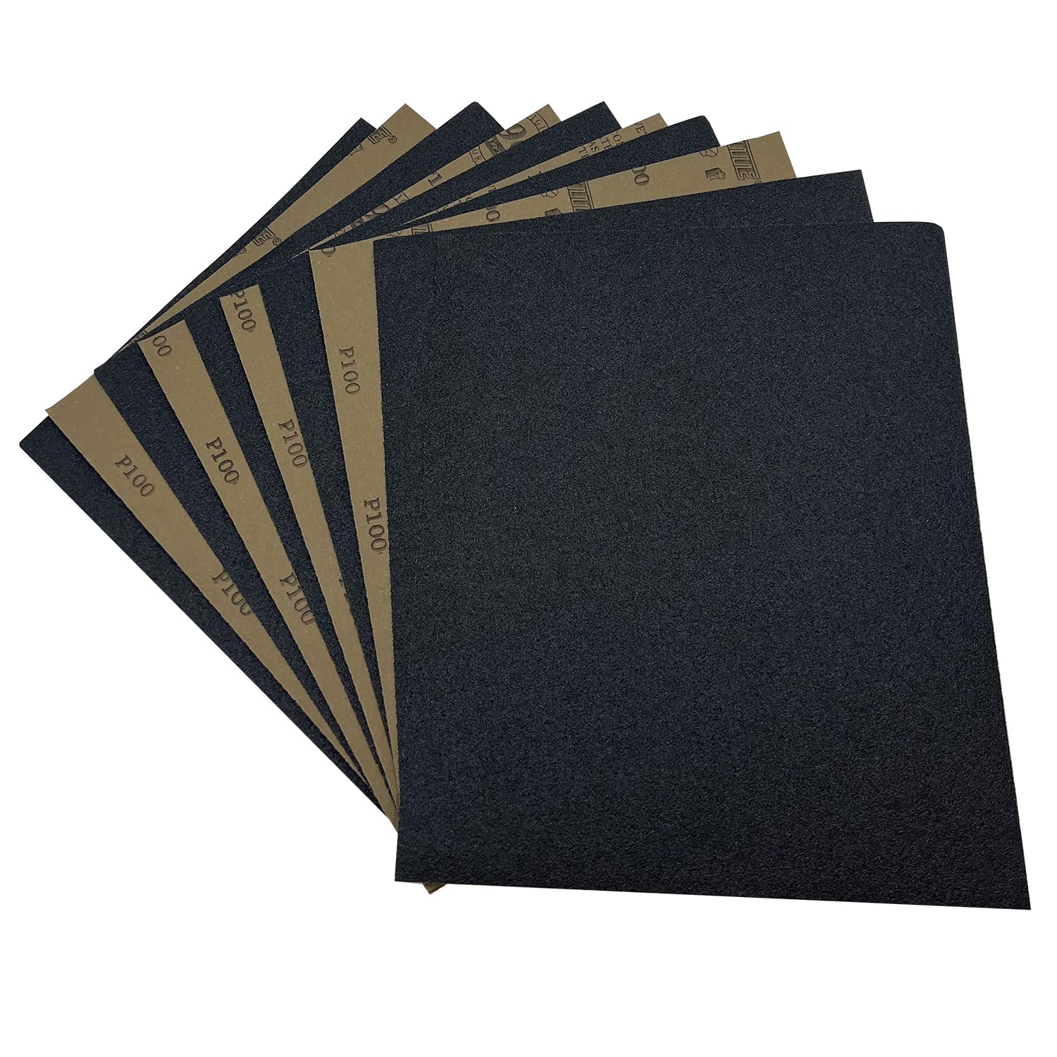 80 Grit Wet Dry Sandpaper, 9 x 11 Inch Sanding Sheets, 10PCS Premium Silicon Carbide Sand Paper for Wood Metal Ceramic or Auto Polishing and Scratches Removing