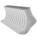 Monxiery Womens Cotton Cushioned Ankle Socks, Athletic Quarter Mini Crew Socks.
