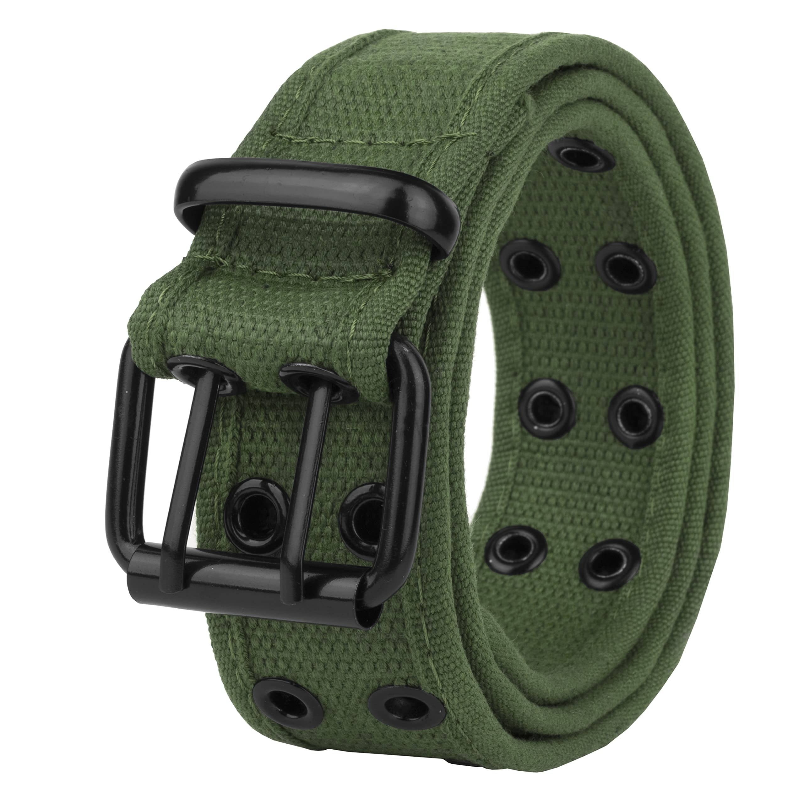 Gelante Canvas Double Grommet Hole Belt 12 Colors