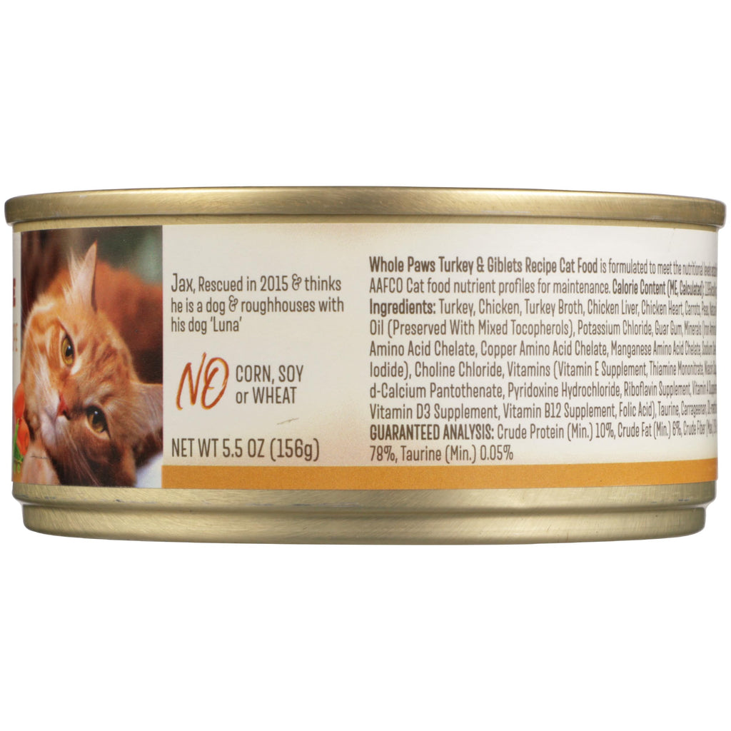 Whole Paws, Grain-Free Wet Cat Food, Chicken Paté, 5.5 Ounce