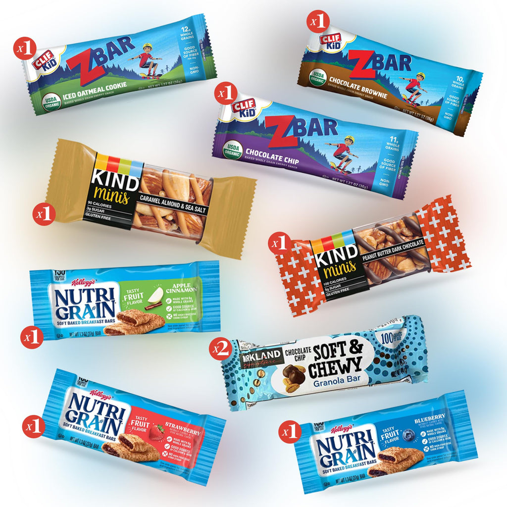 Jumbo Jumble Snack Box (25 Count) Gift Care Package Snacks Variety Pack for Adults Teens Kids Men Women school College Office Birthday (Healthy Set)