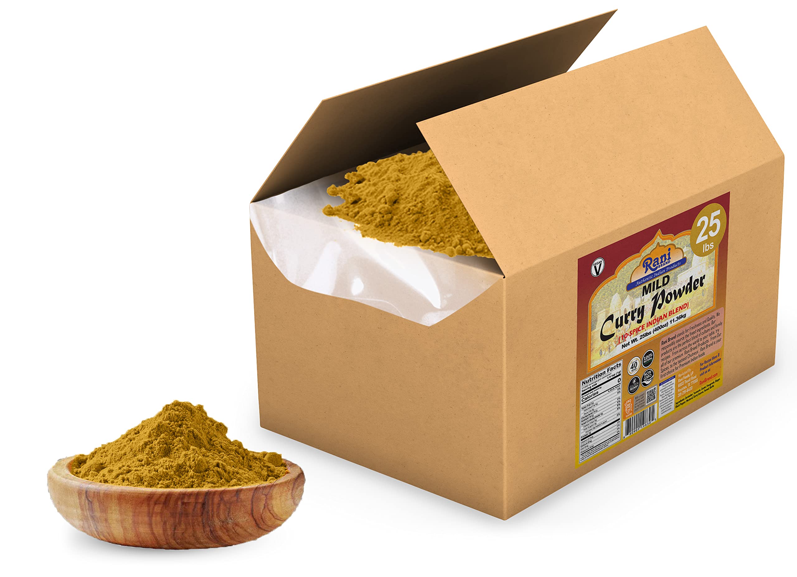 Rani Curry Powder Mild (10-Spice Authentic Indian Blend) 3oz (85g) PET Jar ~ All Natural | Salt-Free | NO Chili or Peppers | Vegan | No Colors | Gluten Friendly | NON-GMO | Kosher | Indian Origin