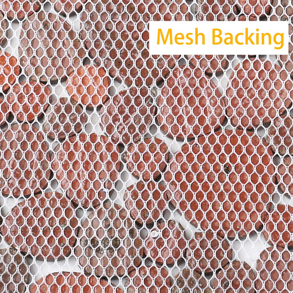 Parrotile Blue Shower Floor Pebbles Tile Bathroom Mosaic Backsplash Wall Tiles (5 Sheets)