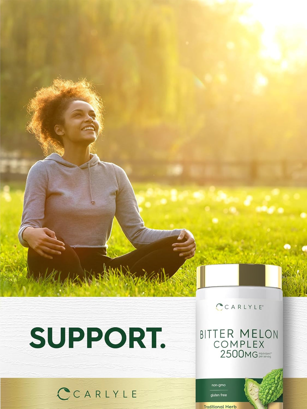 Carlyle Bitter Melon Complex | 200 Capsules | Traditional Herbal Extract Supplement | Non-GMO & Gluten Free