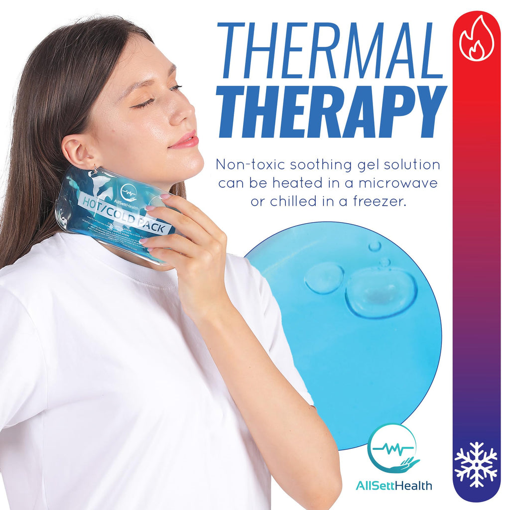Reusable Ice Packs for Injuries Reusable | 11"x 14.5"- 2 Pack XL | Hot & Cold Pack | Large Ice Pack for Back Pain Relief, Flexible When Frozen | Cold Compress for Back, Knee, and Shoulder Injuries