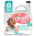 Dreft Toddler Liquid Laundry Detergent, Gentle on Sensitive Skin Laundry Soap, 42 fl oz, 32 Loads, Pack of 2 (Packaging May Vary)