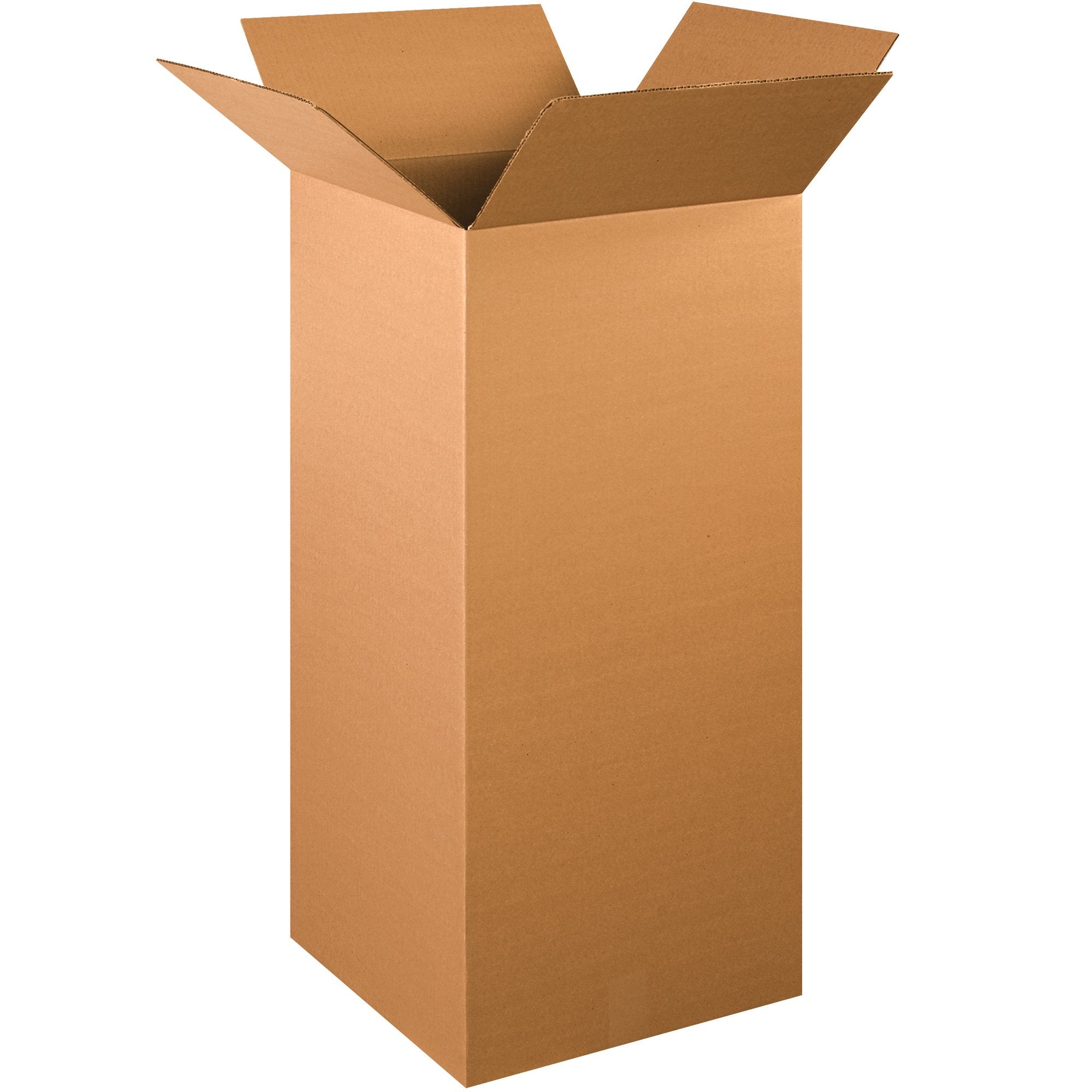 BOX USA 4x4x40 Tall Corrugated Boxes, Tall, 4L x 4W x 40H, Pack of 25 | Shipping, Packaging, Moving, Storage Box for Home or Business, Strong Wholesale Bulk Boxes