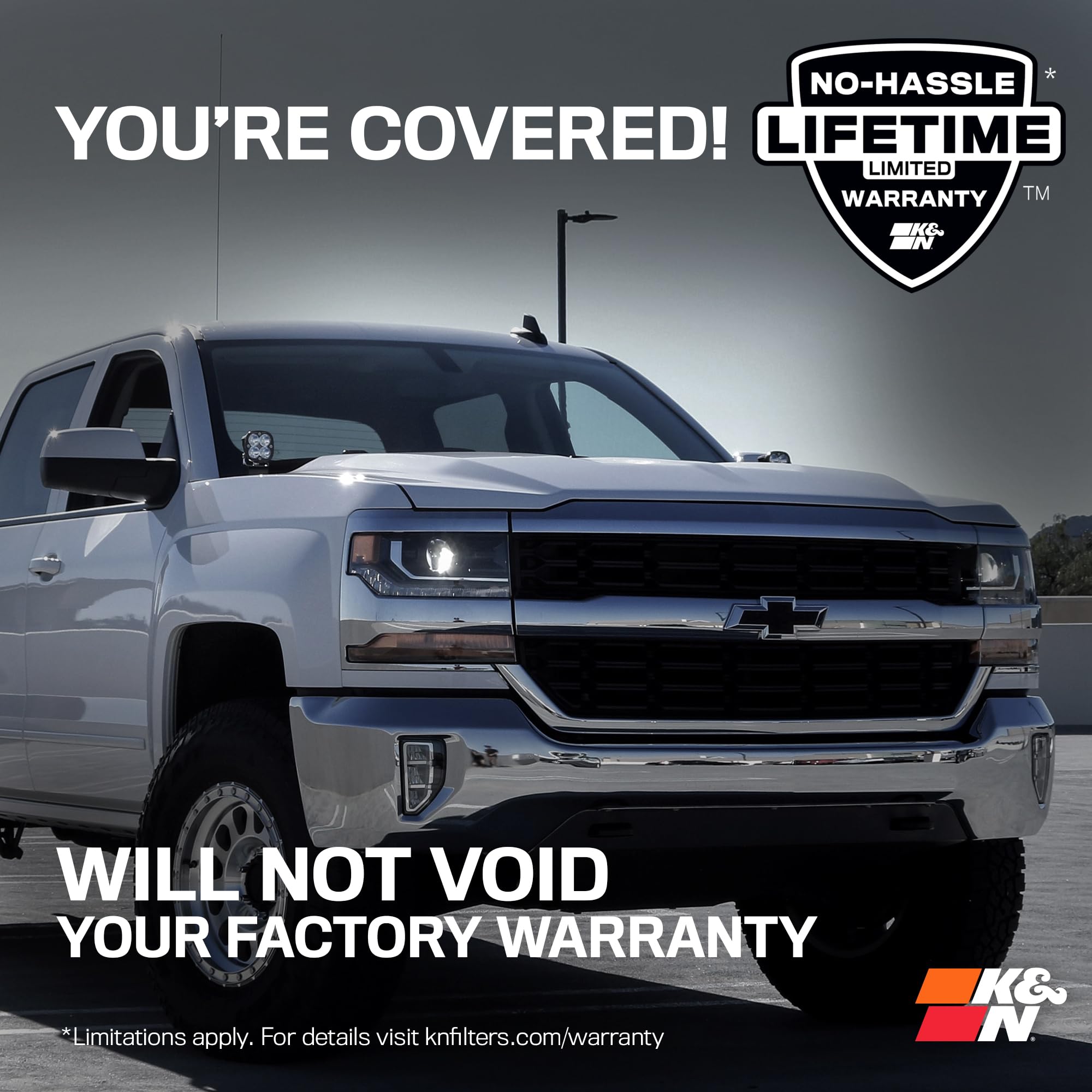 K&N Cold Air Intake System: High-Flow Air Filter, Increase Performance & Towing: Compatible with 2009-2014 Chevy/GMC/Cadillac Silverado, Suburban, Tahoe, Sierra, Yukon, Escalade, Avalanche, 57-3070
