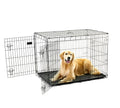 Carlson Secure and Compact Double Door Metal Dog Crate, Medium with Divider Panel
