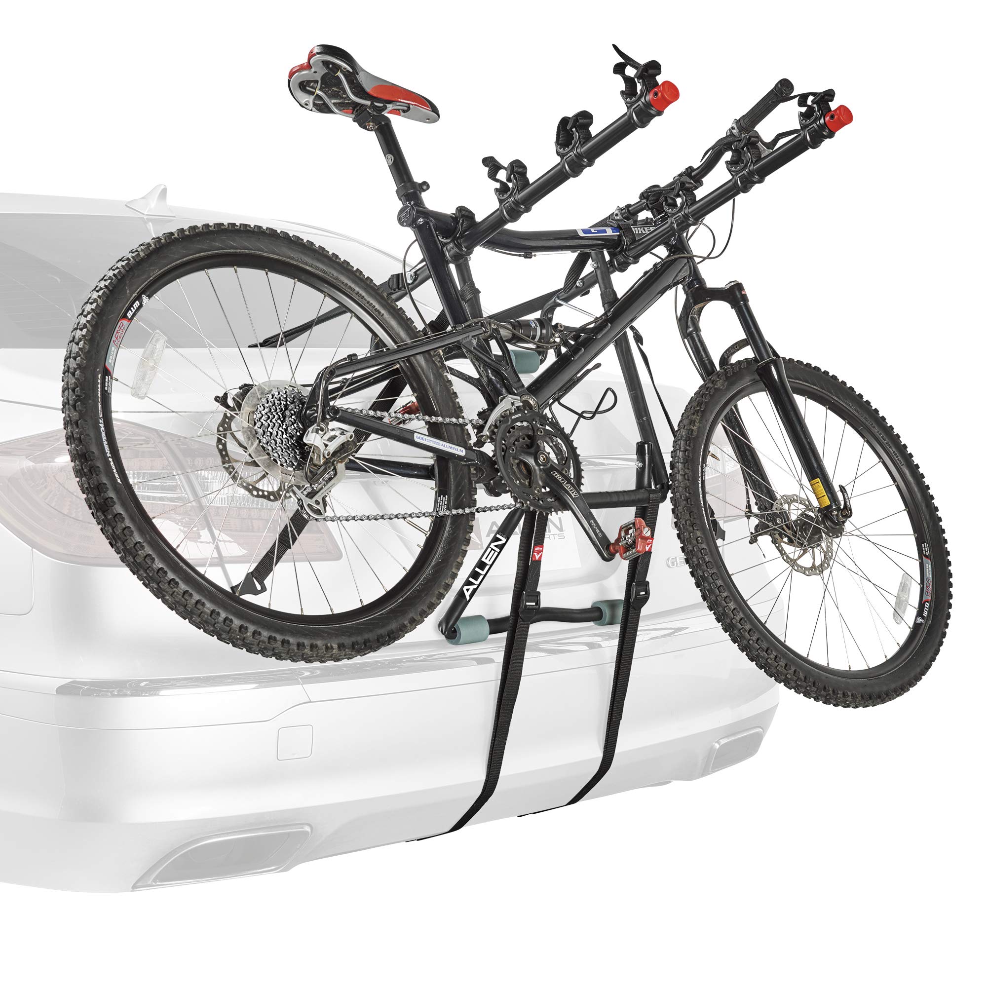 Allen Sports Deluxe 2-Bike Trunk Mount Rack, Model ZN102, Black