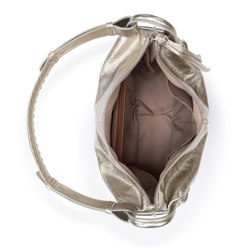 The Sak Los Feliz Hobo Purse - Premium Large Leather Women's Handbag for Everyday & Travel - Durable Purse With Zipper Pocket