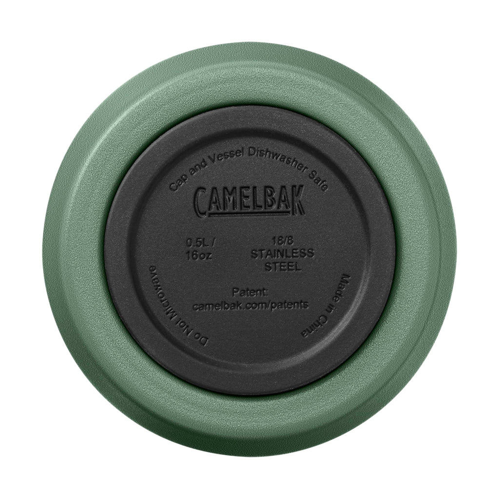 CamelBak Horizon Insulated Stainless Steel Tumbler with Tri Mode Spill Resistant Lid, 16oz, Moss