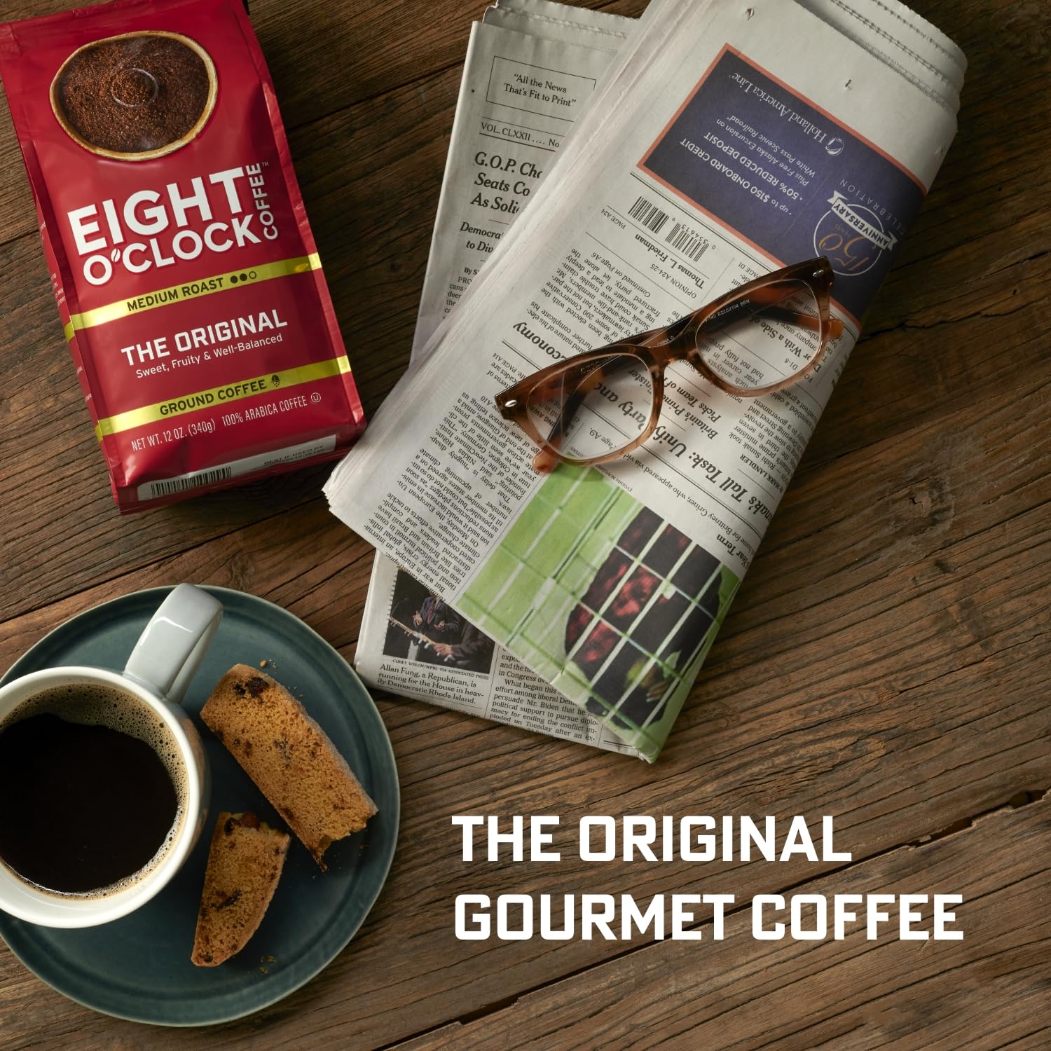 Eight O'Clock 50% Decaf Ground Coffee