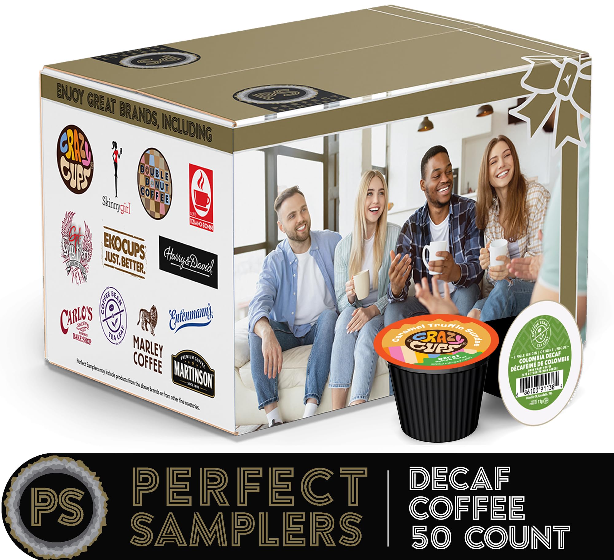 Coffee Variety Sampler, Including Dark Roast, Medium Roast, & Flavored Coffee Pods Variety Pack for Keurig K Cups Machines, Perfect Gift Set, 40 Count(Pack of 1)