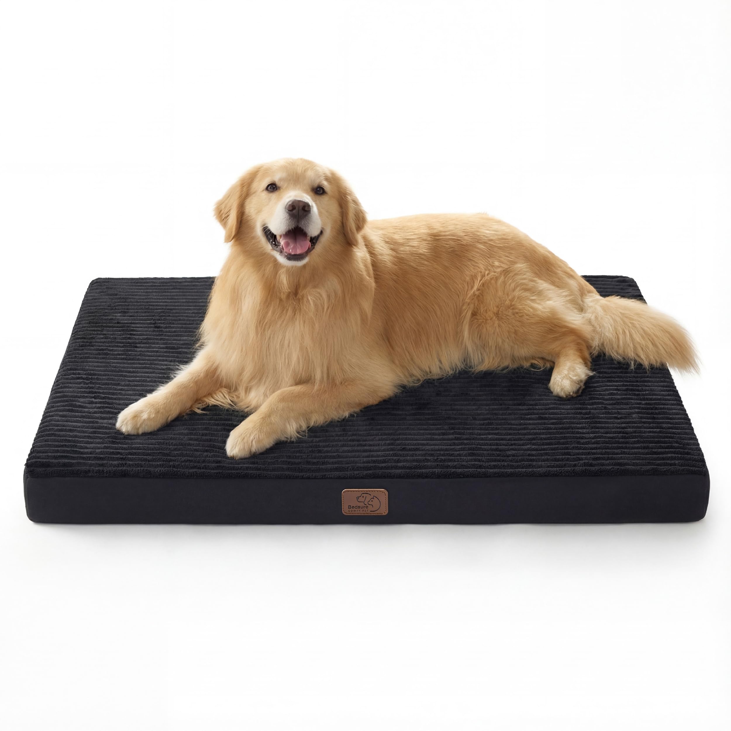 Bedsure ComfyFleece Dog Bed for Small Dogs - Orthopedic Pet Beds with Removable Washable Cover, NOT Waterproof Egg Crate Foam Puppy Mat, Suitable for Pet Up to 20 lbs, 23"x17"x2.8", NOT for Chewers