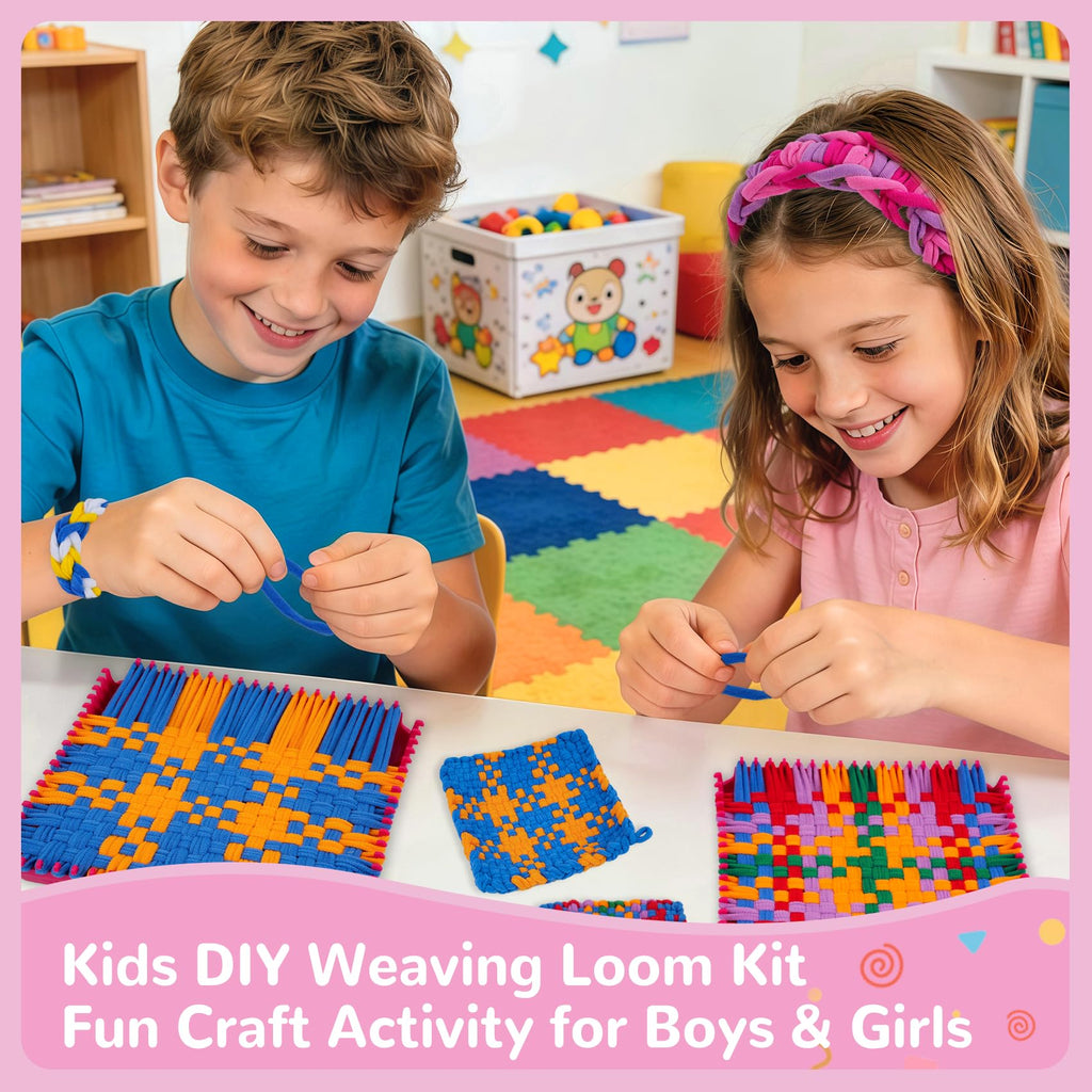 PREBOX 1000 PCS Weaving Loom Loops Refill, 10 Colors for 7 inch Potholder Loom, Craft Supplies for Kids and Beginners, Christmas & Birthday Gifts for Girls 6 7 8-10 10-12 Year Old