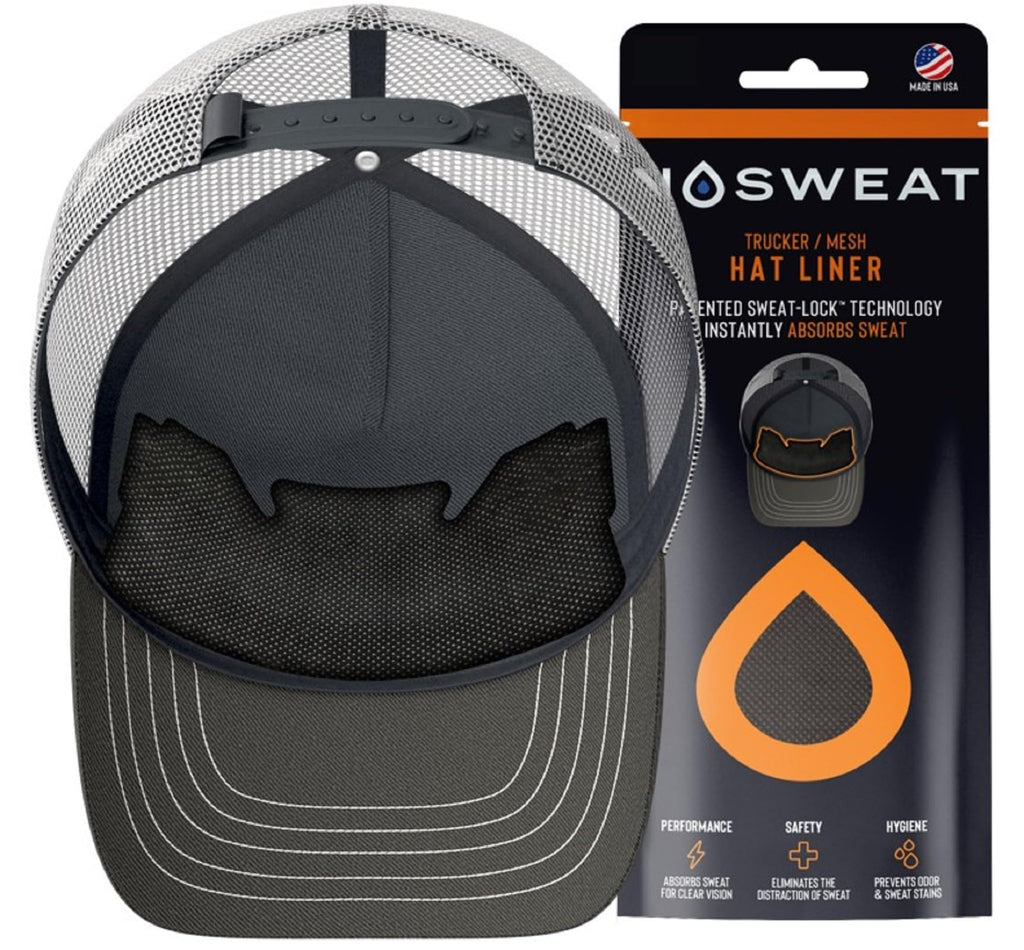 Trucker Hat Sweat Liner & Mesh Hat Sweat Guard Bands | Prevents Odor & Stains | Made in The USA - 3 | 6 | 12 | 25 Pack