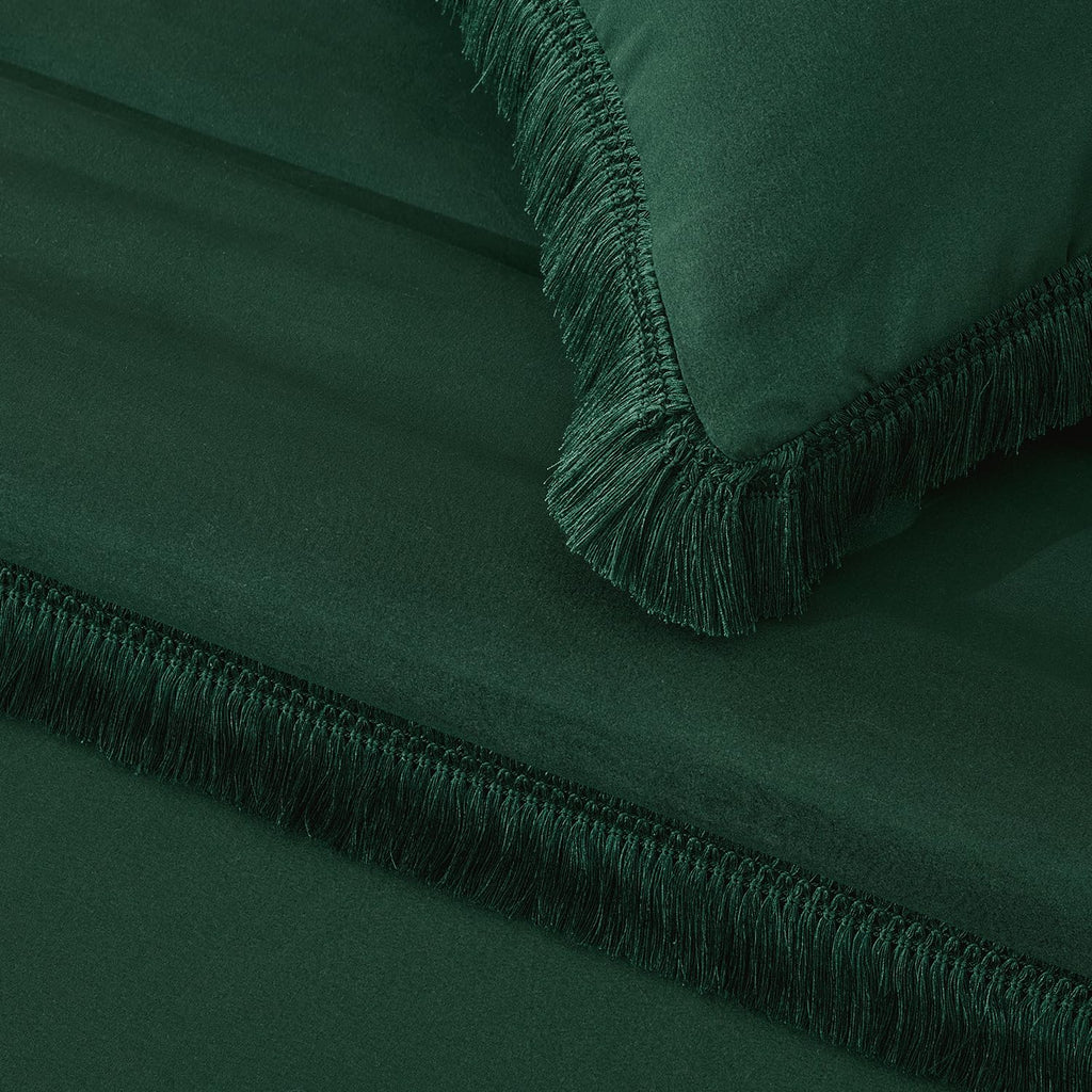 Andency Comforter Full Size Set Burnt Orange, 3 Pieces Boho Terracotta Winter Lightweight Bedding Comforter Sets, All Season Rust Tassel Bed Set (79x90In Comforter & 2 Pillowcases)