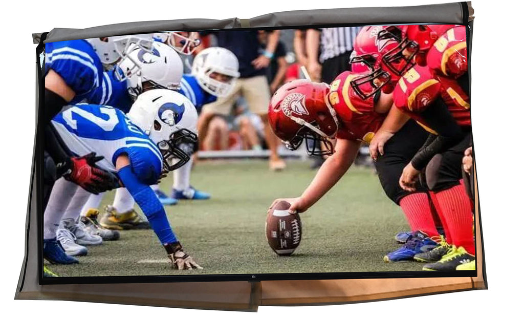 Outdoor 22”-24“-26" TV Set Cover,Scratch Resistant Liner Protect LED Screen Best-Compatible with Standard Mounts and Stands (Beige)