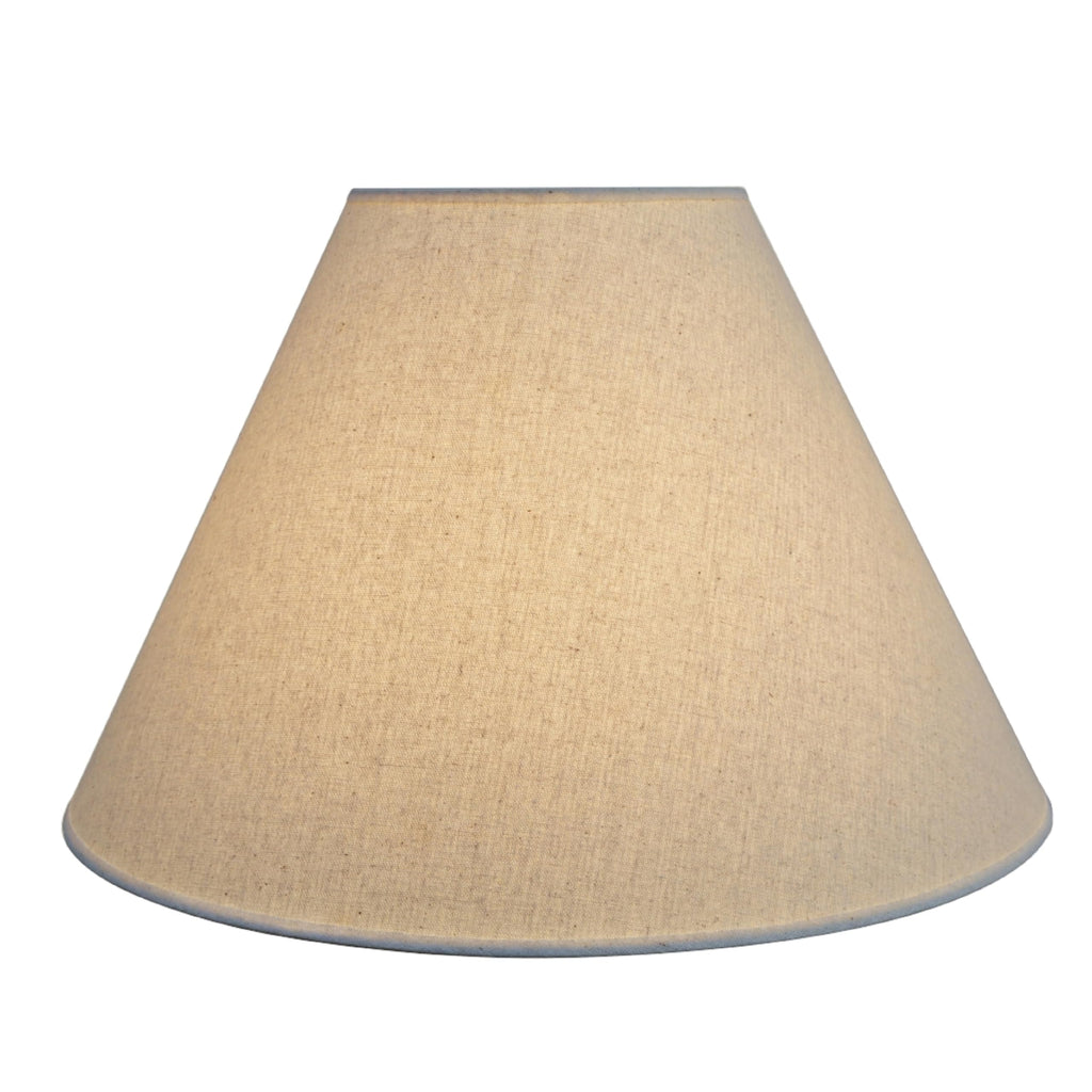 Aspen Creative 32083 Transitional Hardback Empire Shaped Spider Construction Lamp Shade in Brown, 18" wide (7" x 18" x 12 1/2")