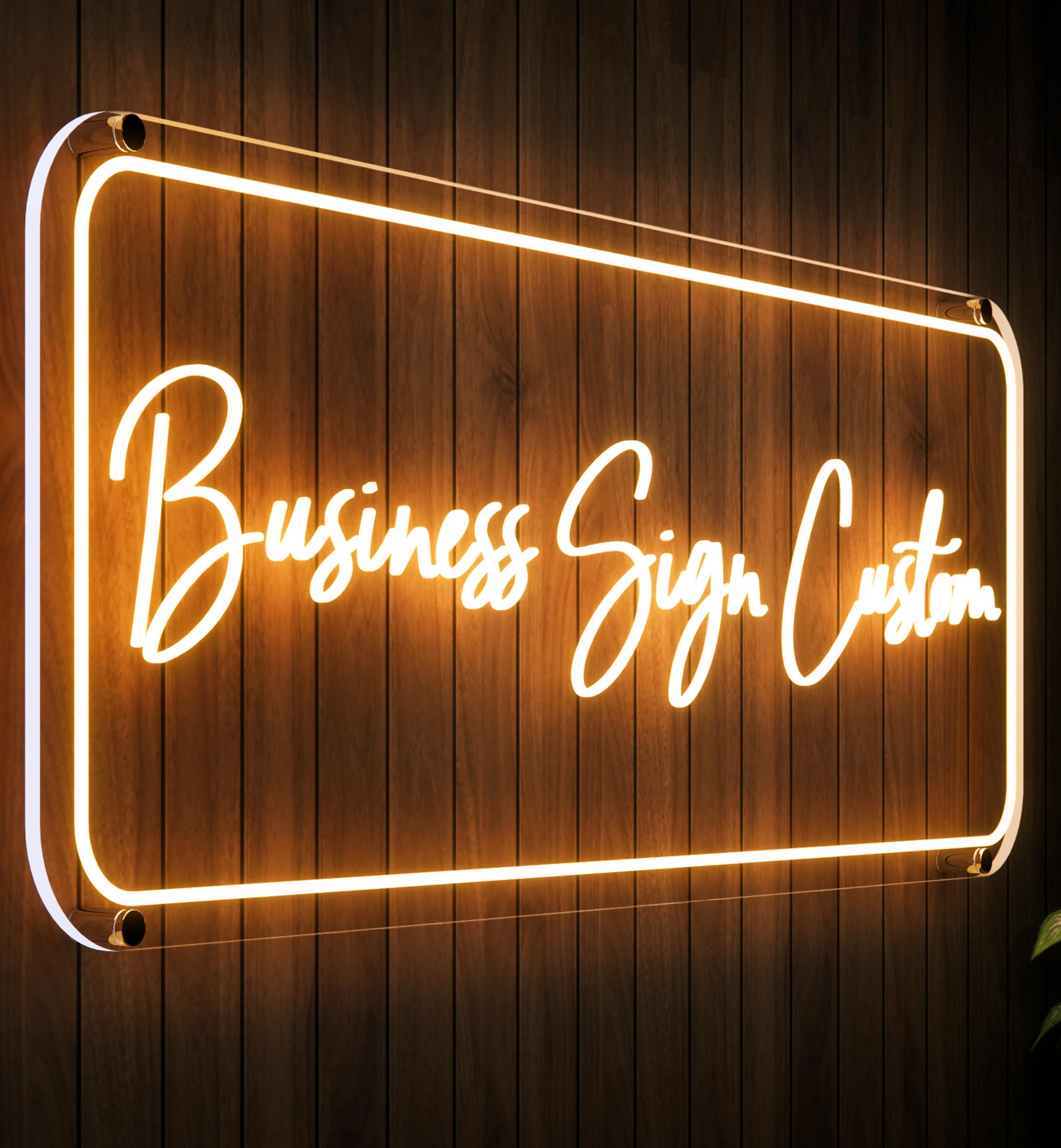CIONAOR Custom Neon Sign, Personalized UV Printed LED Backlit Illuminated Sign Customizable for Business LoGo, Salon Beauty Nail Studios Light Up Name Metal Sign, Images Neon Lighting Customized