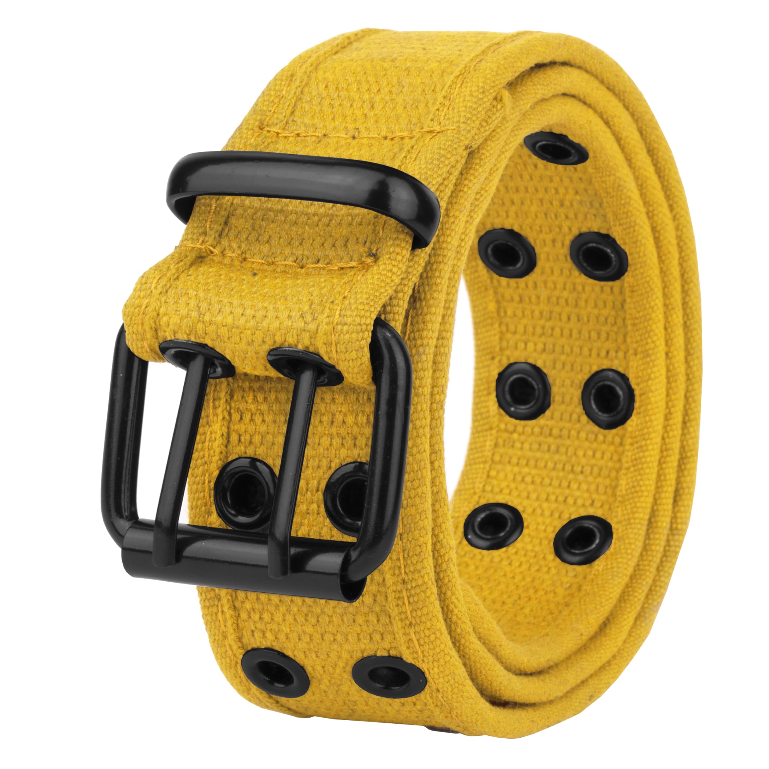 Gelante Canvas Double Grommet Hole Belt 12 Colors