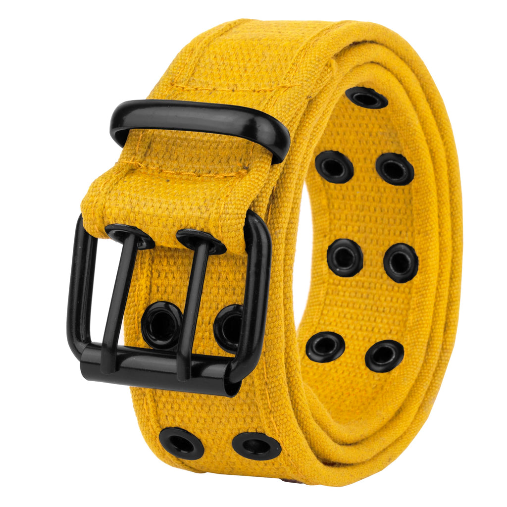 Gelante Canvas Double Grommet Hole Belt 12 Colors