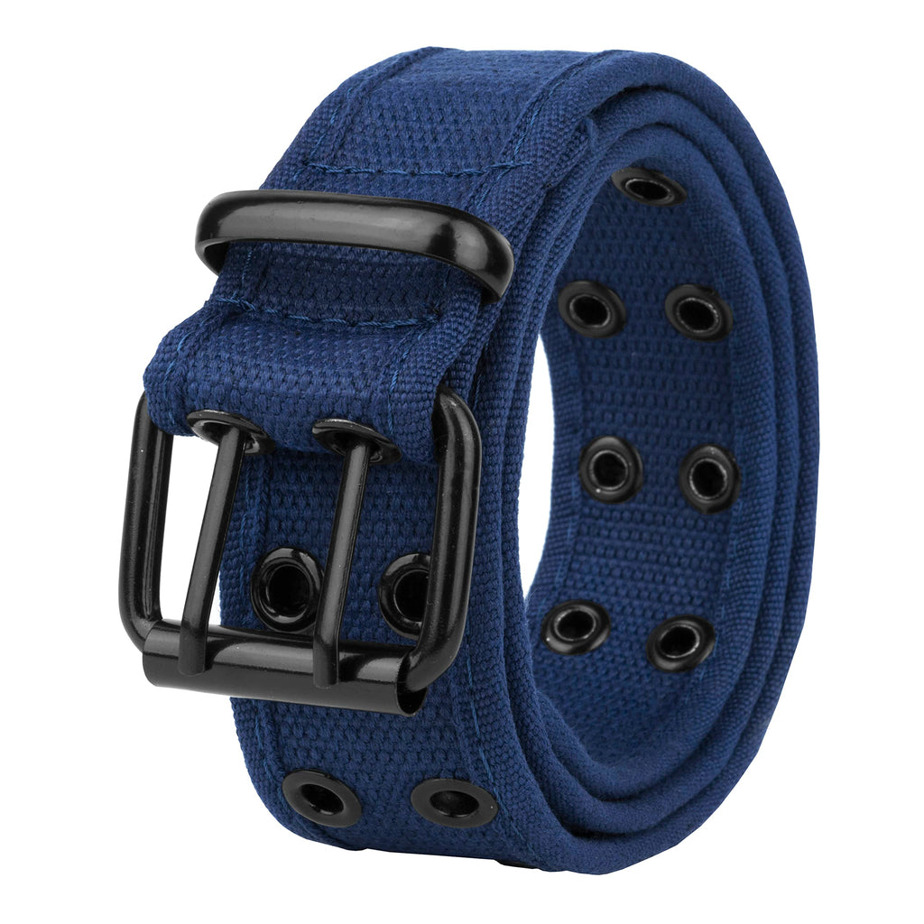 Gelante Canvas Double Grommet Hole Belt 12 Colors