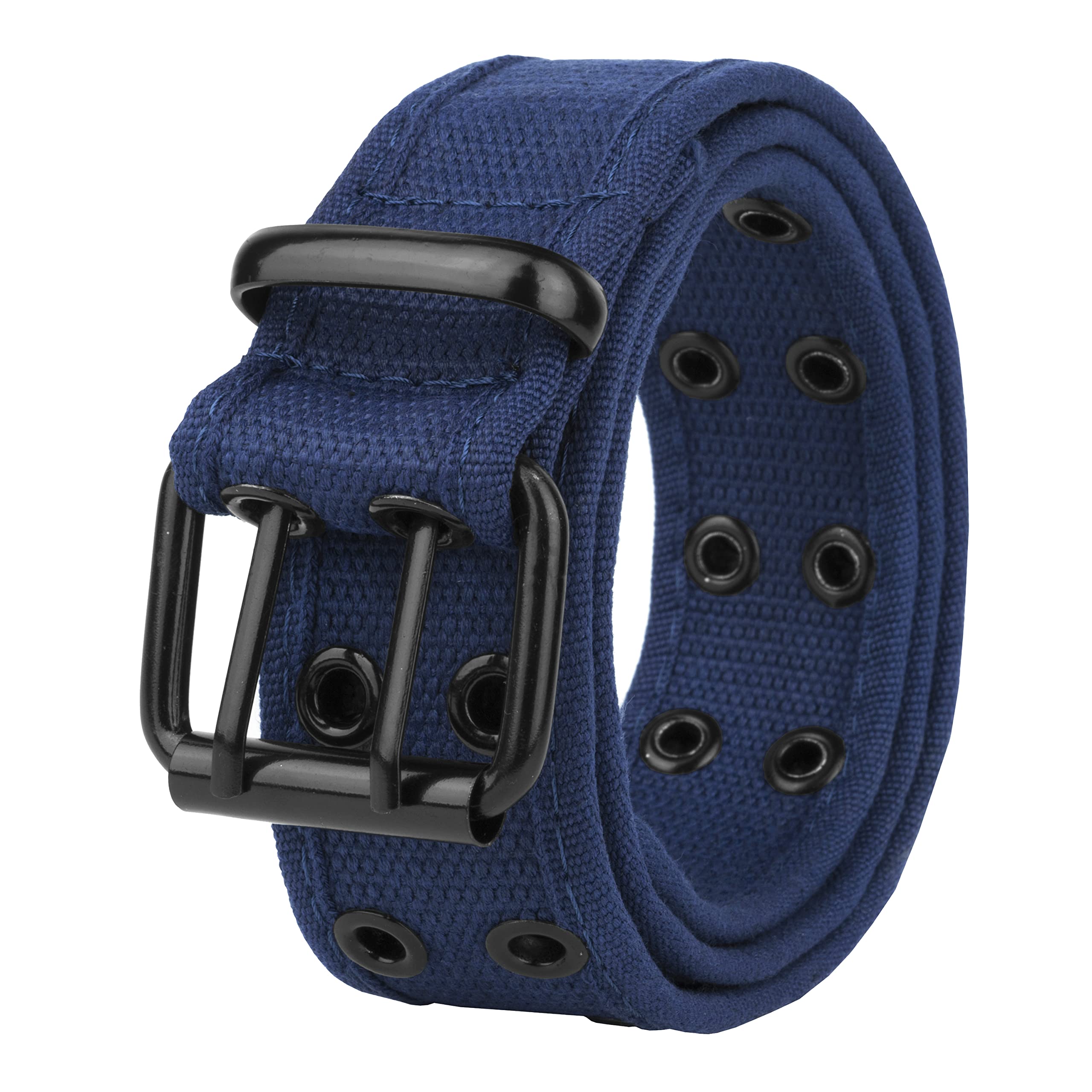 Gelante Canvas Double Grommet Hole Belt 12 Colors