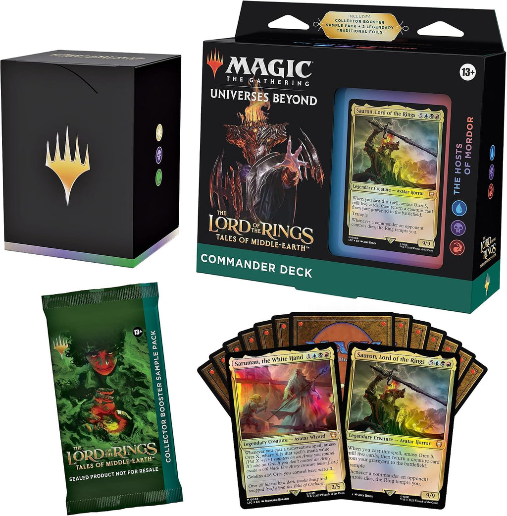 Magic: The Gathering The Lord of the Rings: Tales of Middle-Earth Commander Deck Bundle – Includes All 4 Decks