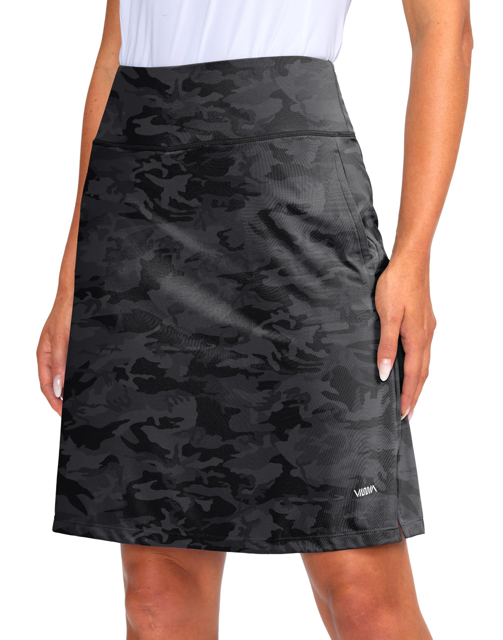 Viodia Women's 20" Knee Length Skorts Skirts UPF50+ Athletic Tennis Golf Skirt for Women Casual Summer Skirts
