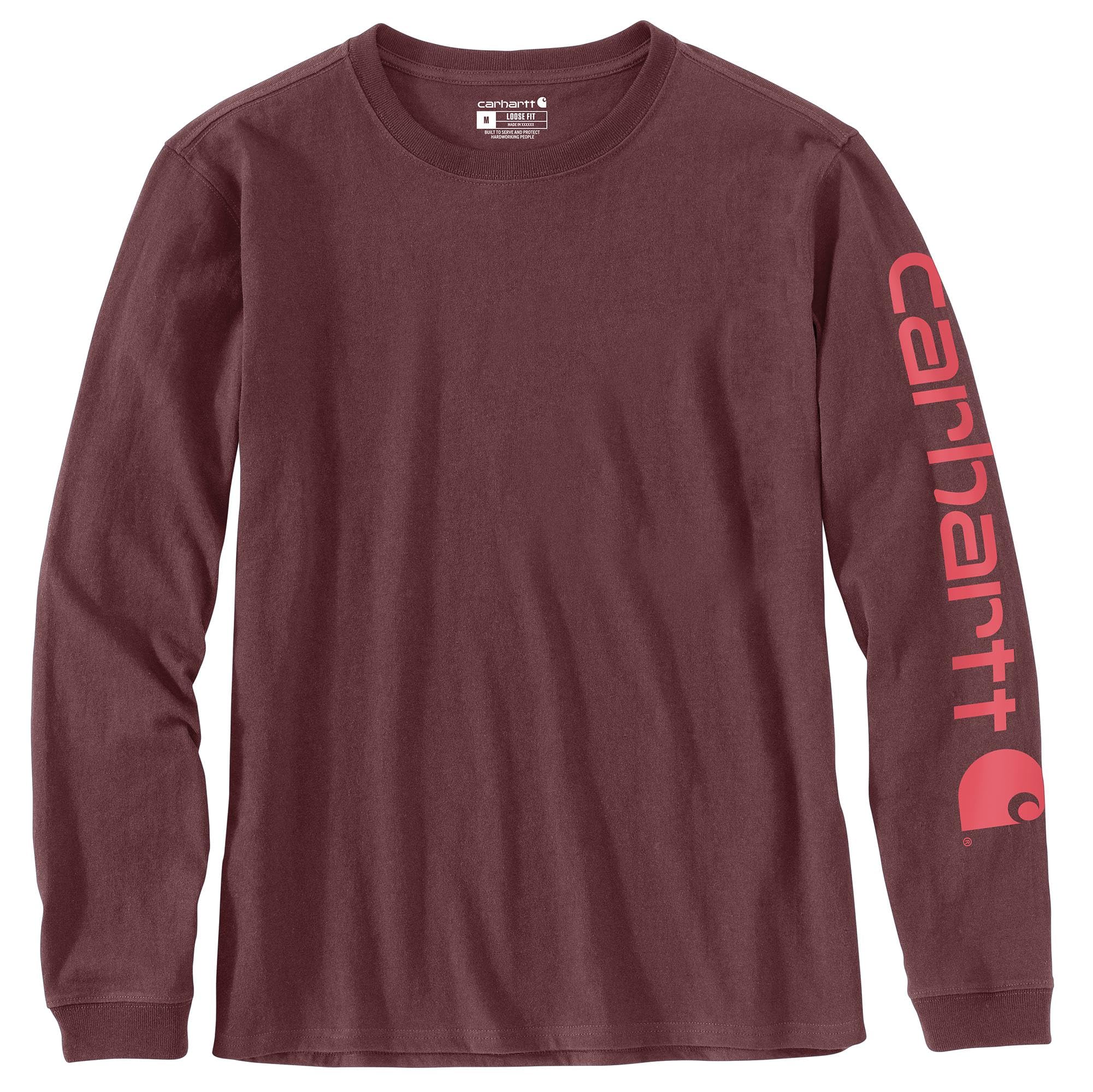 Carhartt Women's Dearborn Loose LS Logo T-Shirt