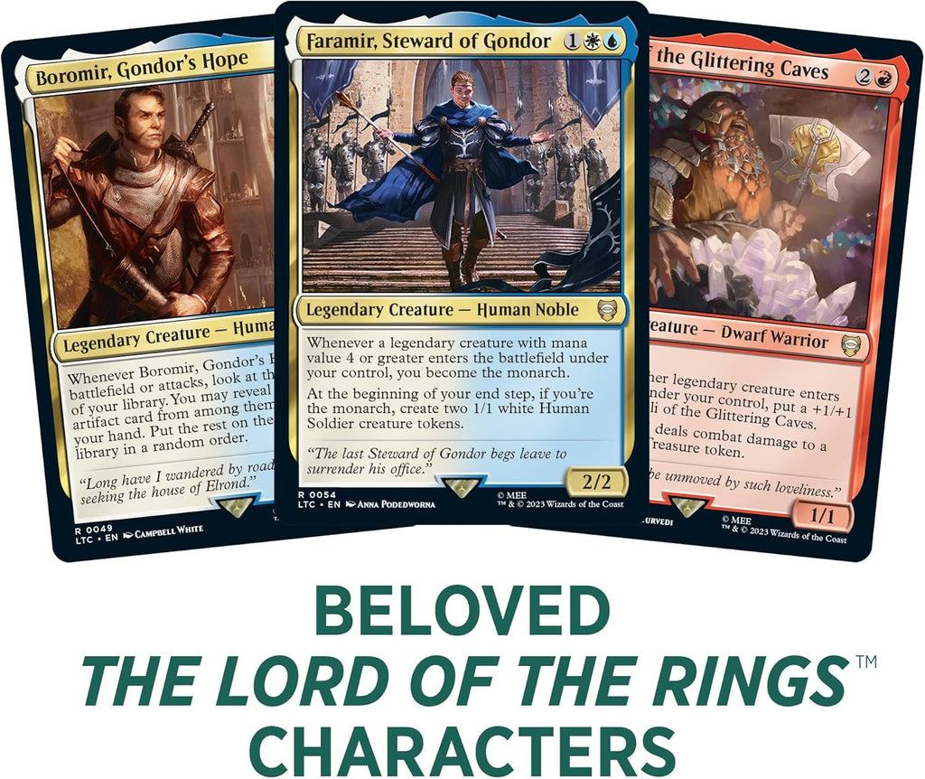 Magic: The Gathering The Lord of the Rings: Tales of Middle-Earth Commander Deck Bundle – Includes All 4 Decks