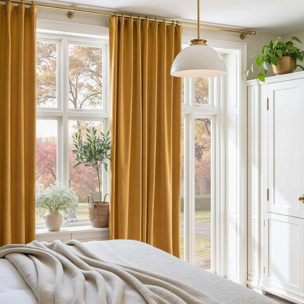 Nemia Dark Green Velvet Curtains Thermal Insulated Blackout Curtain for Bedroom Window Living Room Darkening Luxury Vintage 63 Inches Long Heavy Drapes Panels Rod Pocket Set of 2