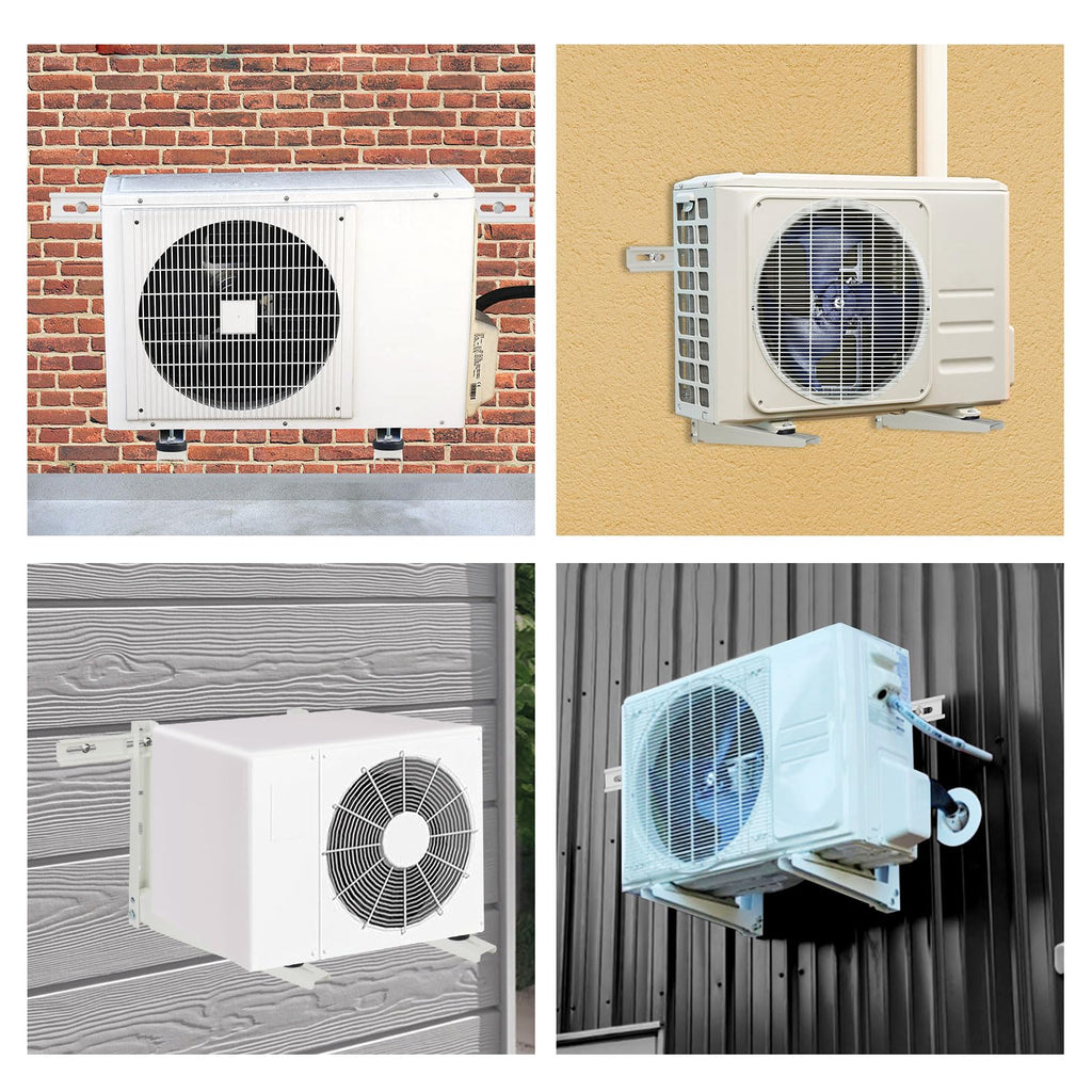 Mini Split Wall Mounting Bracket for 7000-18000 BTU Air Conditioner Heat Pump System Unit,Heavy Duty Foldable mini Split Bracket