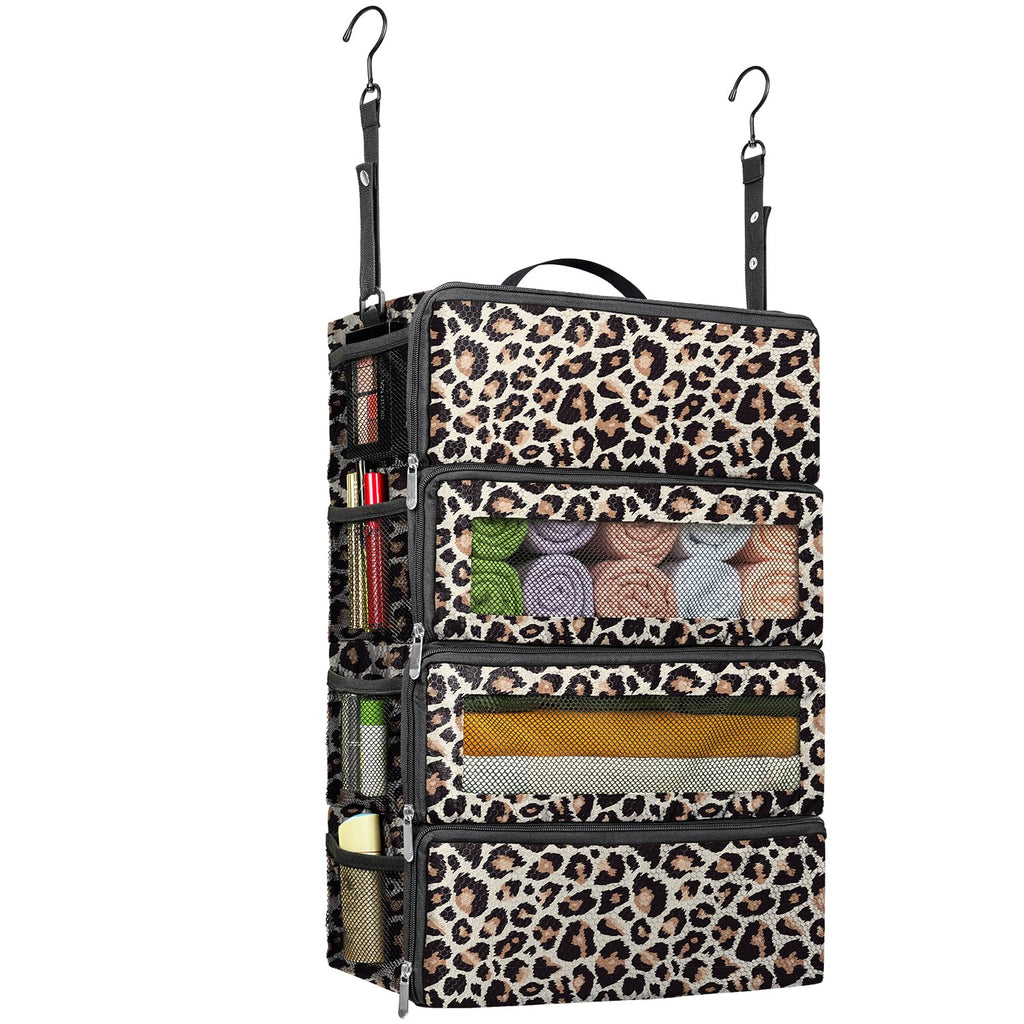 Suitcase Organizer, Travel Luggage Organizer Hanging Shelves Packing Cube Closet/Collapsible Portable Travel Organizer for Carry-on