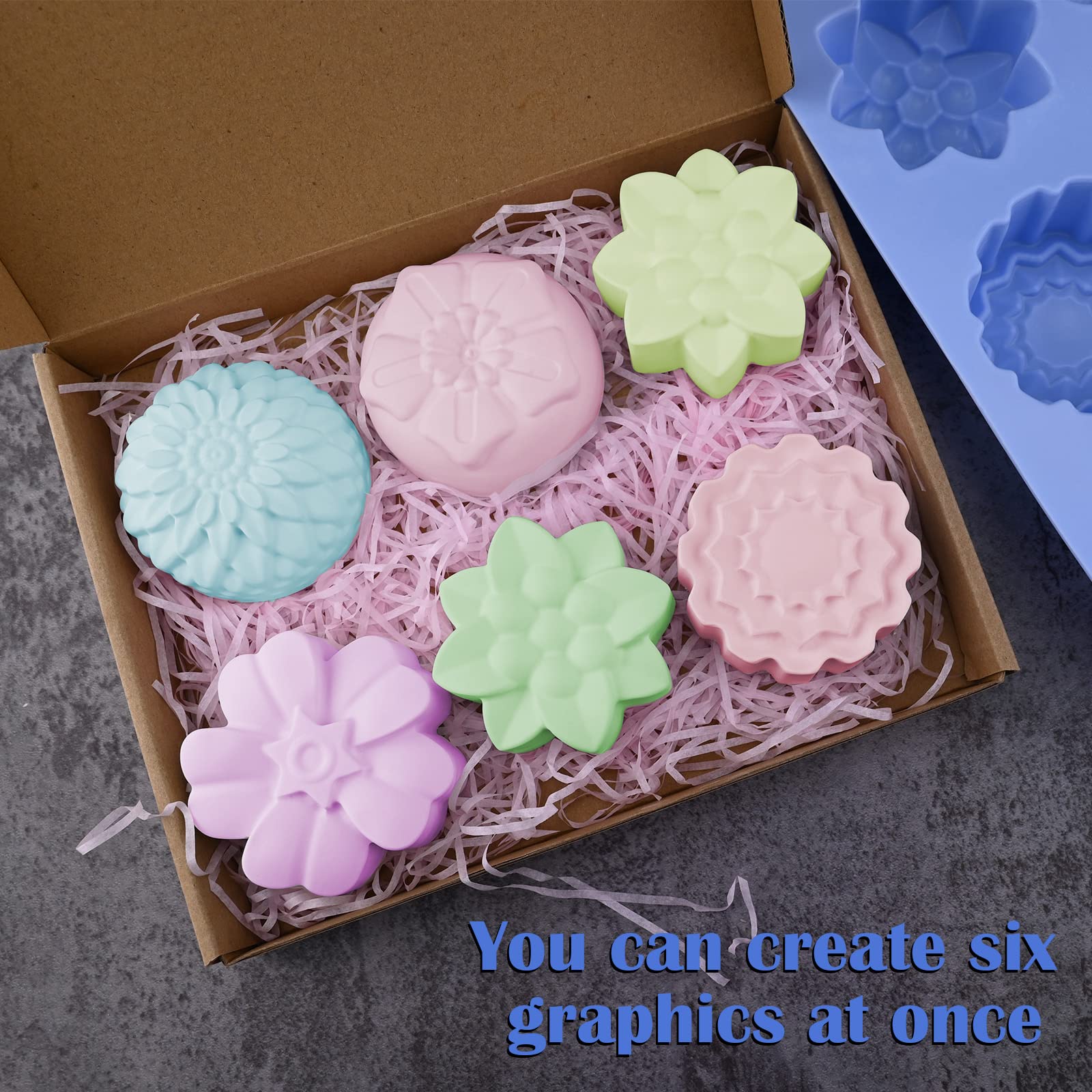 Sakolla 2 Pack Insect Silicone Soap Molds, 6-Cavity Dragonfly Butterfly Ladybug Shape Silicone Molds for Soap Making, DIY Baking Mold for Lotion Bars, Chocolate, Candy, Muffin, Biscuit, Cookie Pans