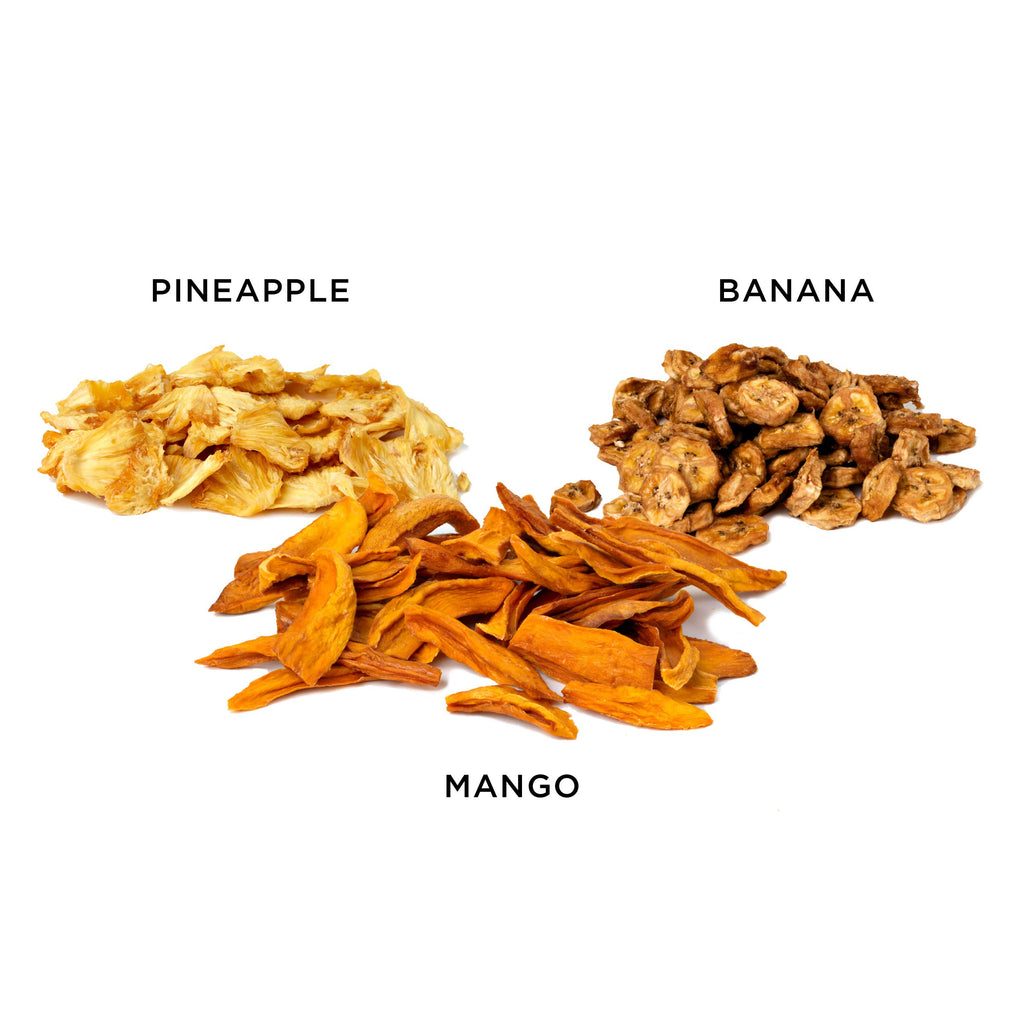 Mavuno Harvest Organic Dried Fruit Variety Pack | Dried Mango, Papaya, Pineapple, Banana, Jackfruit, & Tropical Mix | Healthy, Vegan, No Sugar Added, Non GMO Snacks for Kids & Adults | 2 Ounce, 6 Pack