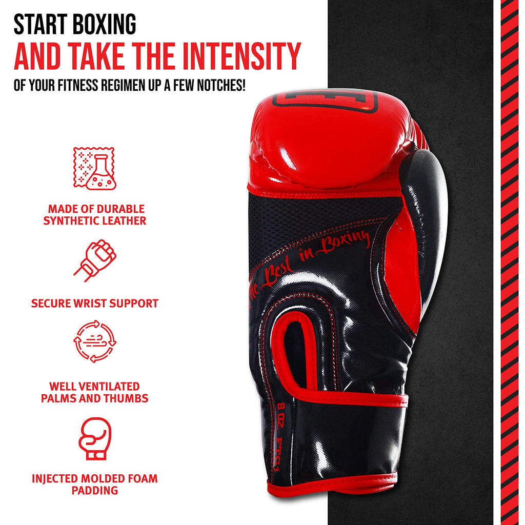 Ringside Apex Bag Gloves, IMF-Tech Boxing Gloves with Secure Wrist Support, Synthetic Boxing Gloves for Men and Women