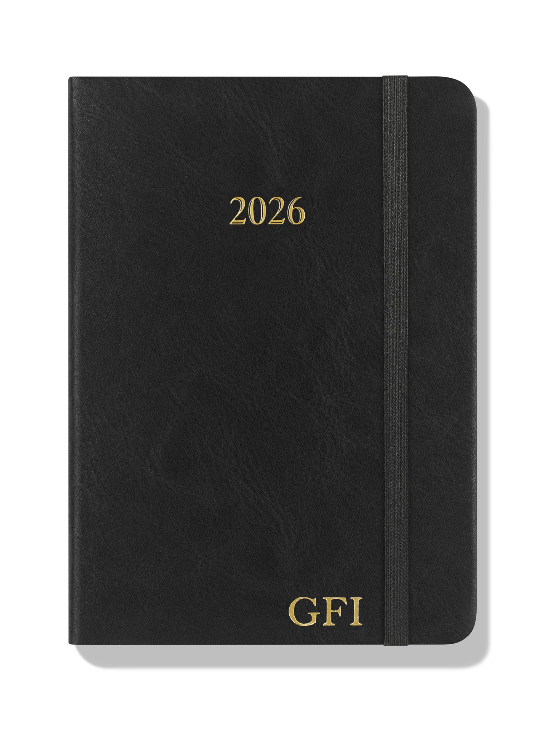 Wykeham's Executive 2026 Daily Journal Planner – US Public Holidays & Format – Customization Available (Brown, 6" x 4.5")