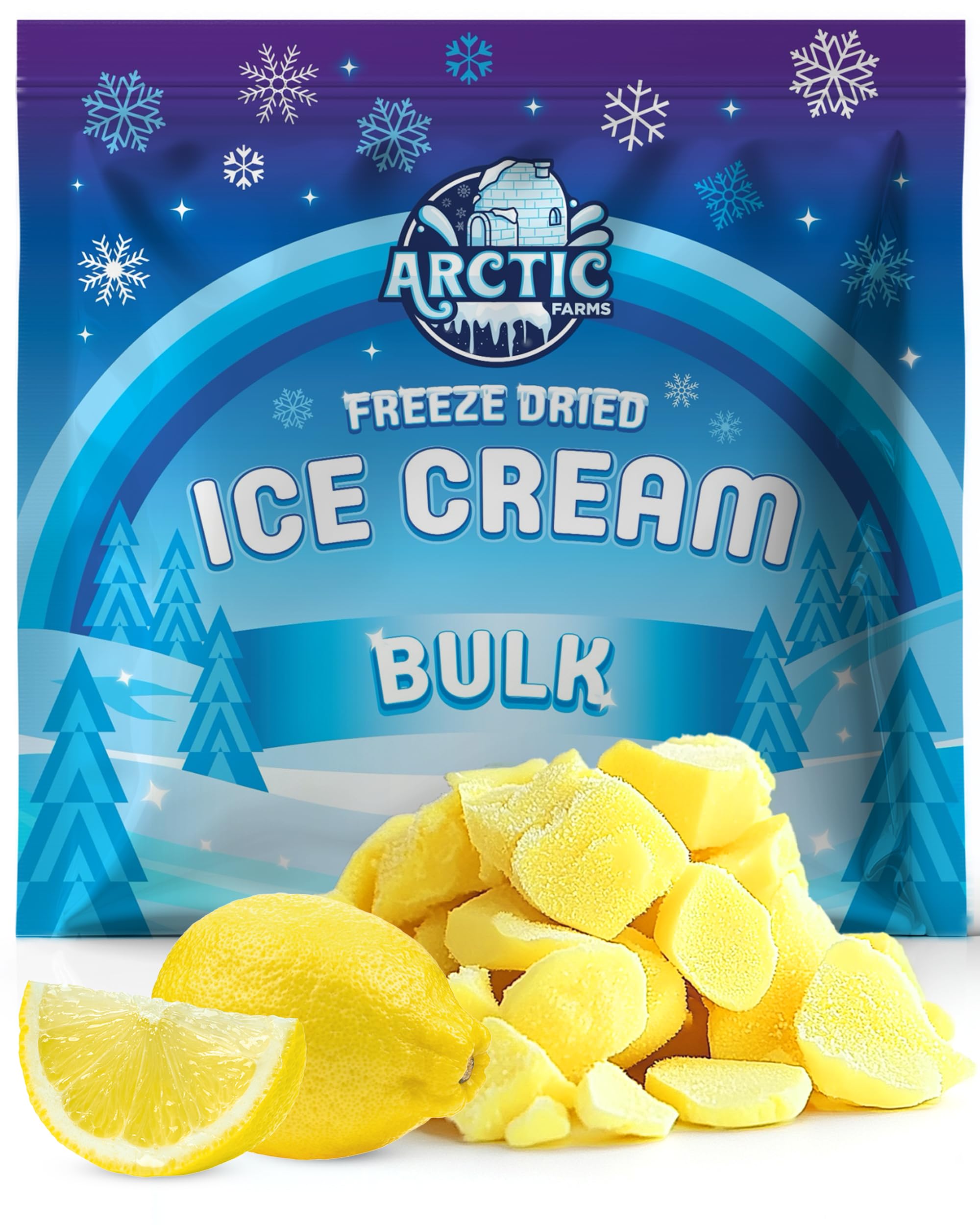 Arctic Farms Freeze Dried Ice Cream Bits Bagged and Boxed - Does Not Melt (1lb, S'mores)