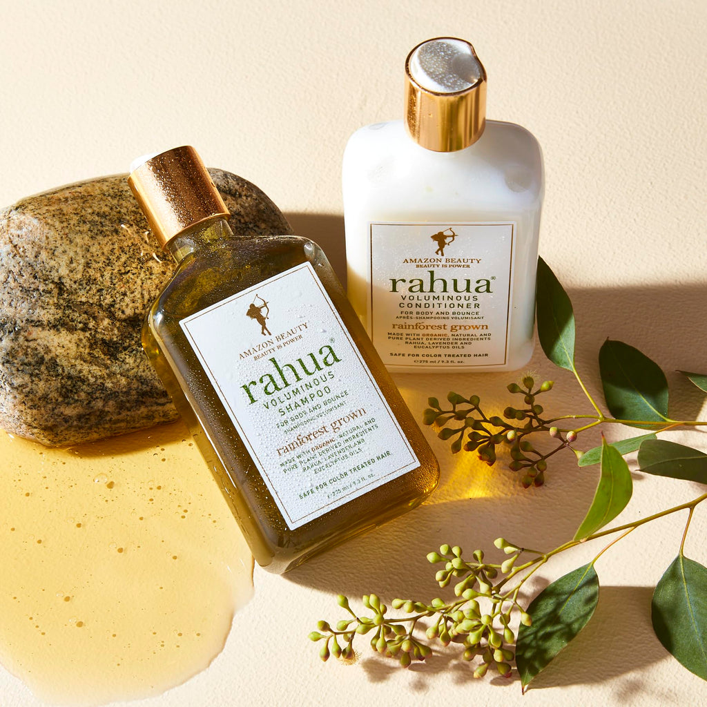Rahua Voluminous Shampoo, Vegan Hair Care for Fine to Medium Hair, Gentle Cleansing Formula with Rahua Oil, Quinoa Protein, Green Tea, Aloe & Lemongrass, Lavender & Eucalyptus Scent