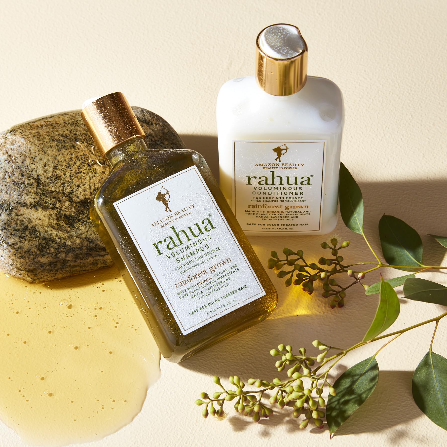 Rahua Voluminous Shampoo, Vegan Hair Care for Fine to Medium Hair, Gentle Cleansing Formula with Rahua Oil, Quinoa Protein, Green Tea, Aloe & Lemongrass, Lavender & Eucalyptus Scent