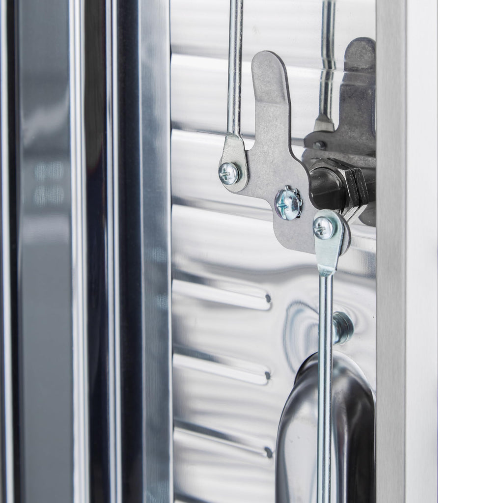Seville Classics UltraHD Solid Steel Lockable Metal Storage Cabinet Locker Organizer, w/Adjustable Shelves for Garage, Warehouse, Office, Classroom, Granite, 30" W x 18" D x 72" H