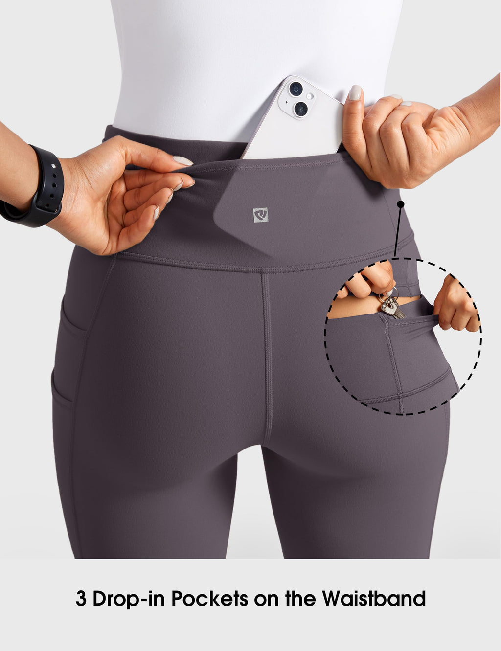 Womens High Waisted Medical Flare Scrub Pants 31" - 7 Pockets Wide Leg Bootcut Yoga Scrub Leggings Work Pants
