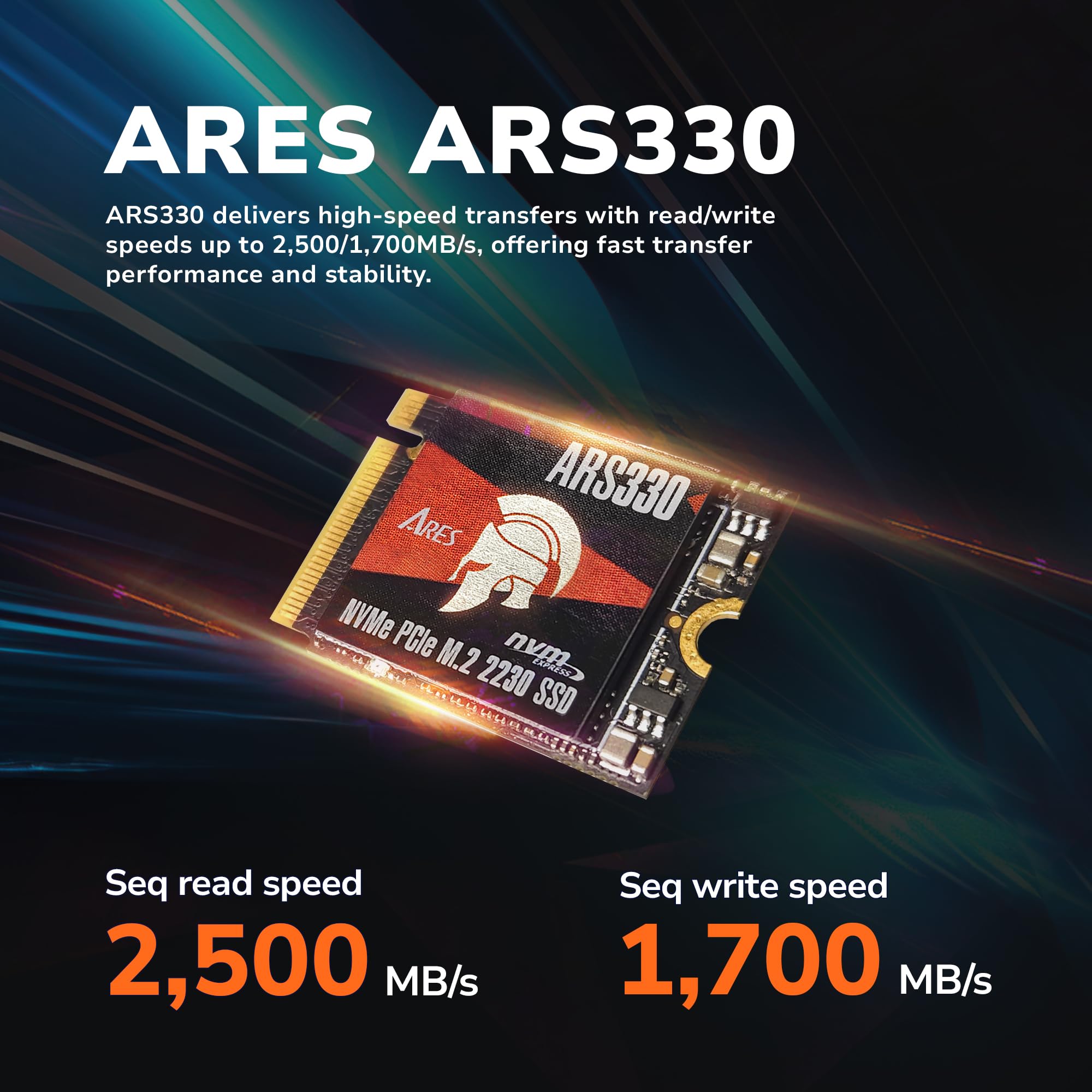 DATO M.2 2230 SSD PCIe 512GB Gen 3x4 NVMe with Aluminium heatsink, Internal Solid State Drive M Key for Business Students Gamers Creator, up to 2500/1700 MB/s - ARS330
