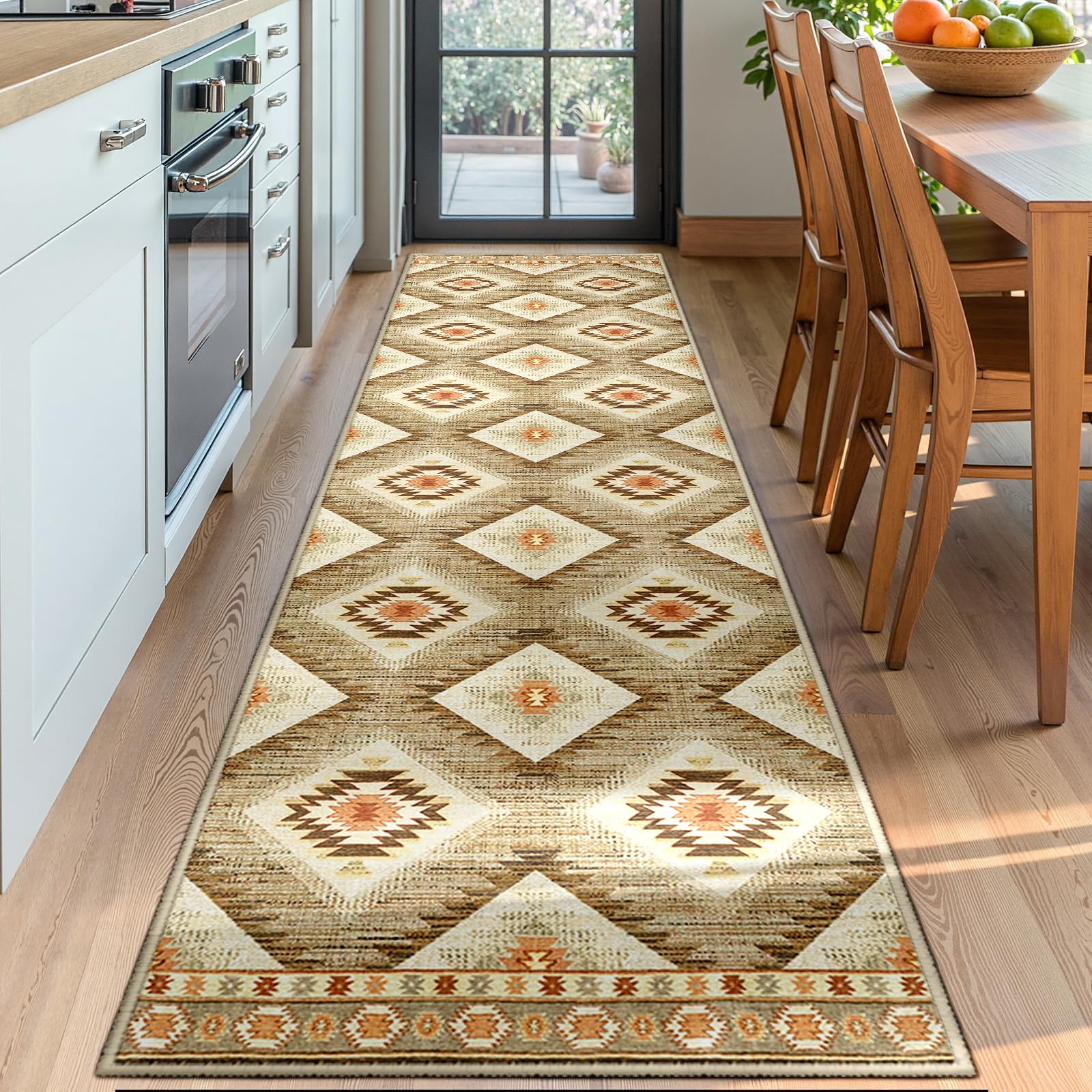 BESTSWEETIE Area Rug 2x3 Rug Machine Washable Non-Slip Low Pile Print Pattern Western Rug for Living Room Bedroom Entryway Tribal Series-Abstract/Cowhide
