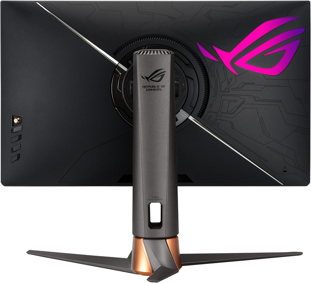 ASUS ROG Swift 27” 1440P Gaming Monitor (PG279QM) - WQHD, Fast IPS, 240Hz, 1ms, G-SYNC, NVIDIA Reflex Latency Analyzer, DisplayHDR400, Eye Care, HDMI, DisplayPort, USB, Height Adjustable,BLACK