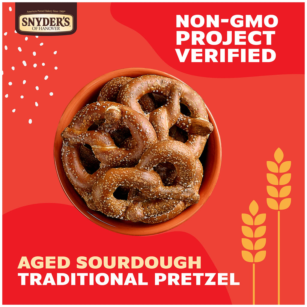 Snyder's of Hanover Pretzels, Sourdough Hard Pretzels, 13.5 Ounce Box