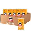 Pringles, Crisps, Lunch Snacks, Office and Kids Snacks, Grab N' Go, Cheddar Cheese (12 Cans)